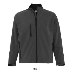 Veste Softshell Imperméable et Chaude Personnalisée Relax Taille textile : S Couleurs : anthracite goodies publicitaire durable