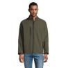 Veste Softshell Imperméable et Chaude Personnalisée Relax Taille textile : S Couleurs : vert armée personnalisation sur mesure