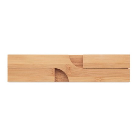 Dessous de plat pliable  en bambou IMBA Matières : bambou Couleurs : bois goodies publicitaire événementiel