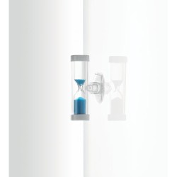 Sablier Éco-responsable de Douche avec Ventouse (4 min) QUICKSHOWER Matières : verre Couleurs : bleu goodies publicitaire événem