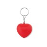 Porte-clés cœur personnalisé en PU LOVY RING Matières : PU Couleurs : rouge