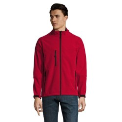 Veste Softshell Imperméable et Chaude Personnalisée Relax Taille textile : XXL Couleurs : rouge piment livraison express 24h 48h