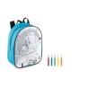 Sac à dos à colorier personnalisé en 600D - BACKSKETCHY Matières : PET Couleurs : turquoise