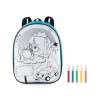 Sac à dos à colorier personnalisé en 600D - BACKSKETCHY Matières : PET Couleurs : turquoise cadeau entreprise pas cher