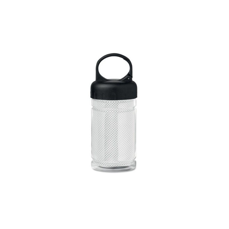 Bouteille  de sport avec serviette personnalisée - FRIS Matières : PET Couleurs : blanc