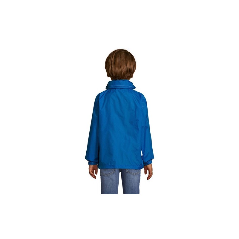 Veste Coupe-Vent Enfant Personnalisable Éco-responsable - SOL'S SURF KIDS Taille textile : 5XL Couleurs : bleu royal personnalis