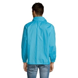 Veste Coupe-Vent Unisexe Personnalisable Éco-responsable - Sol's SURF Taille textile : M Couleurs : bleu atoll cadeau affaires é