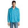 Veste Coupe-Vent Unisexe Personnalisable Éco-responsable - Sol's SURF Taille textile : XS Couleurs : bleu atoll objet promo peti