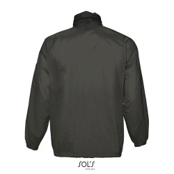 Veste Coupe-Vent Unisexe Personnalisable Éco-responsable - Sol's SURF Taille textile : S Couleurs : noir marquage laser ultra pr