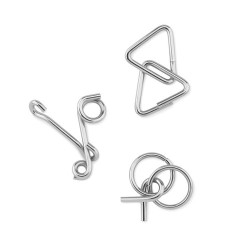 Set de 3 Casse-Têtes en Métal THREENATS 2