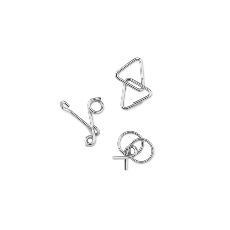 Set de 3 Casse-Têtes en Métal THREENATS