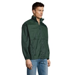 Veste Coupe-Vent Unisexe Personnalisable Éco-responsable - Sol's SURF Taille textile : XL Couleurs : vert forêt marquage couleur