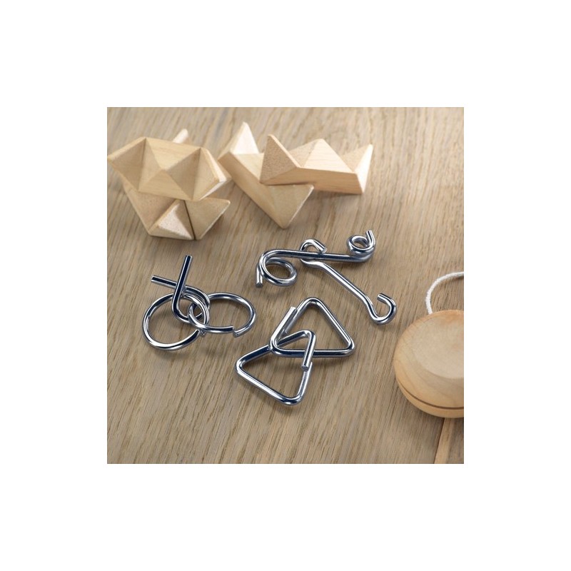 Set de 3 Casse-Têtes en Métal THREENATS