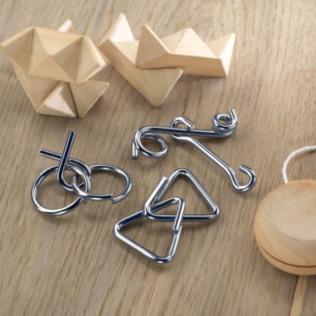 Set de 3 Casse-Têtes en Métal THREENATS