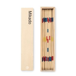 Jeu de mikado en bois personnalisé - MINI MIKADO Matières : bambou Couleurs : bois