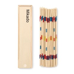 Jeu de mikado en bois personnalisé - MINI MIKADO Matières : bambou Couleurs : bois 2