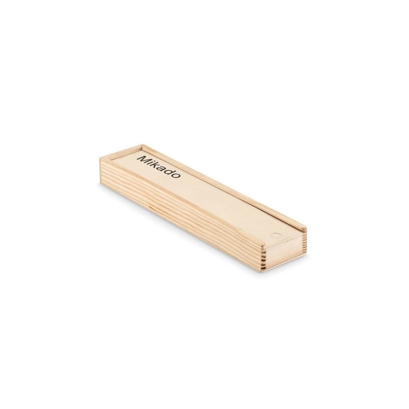 Jeu de mikado en bois personnalisé - MINI MIKADO Matières : bambou Couleurs : bois cadeau entreprise pas cher