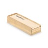 Jeu de domino en bois dans une boîte - Cadeau d'entreprise unique Matières : MDF Couleurs : bois cadeau entreprise pas cher