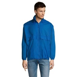 Veste Coupe-Vent Unisexe Personnalisable Éco-responsable - Sol's SURF Taille textile : S Couleurs : bleu royal objet promotionne