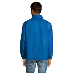 Veste Coupe-Vent Unisexe Personnalisable Éco-responsable - Sol's SURF Taille textile : XL Couleurs : bleu royal personnalisation