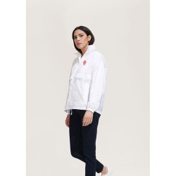 Veste Coupe-Vent Unisexe Personnalisable Éco-responsable - Sol's SURF Taille textile : L Couleurs : rouge personnalisation rapid