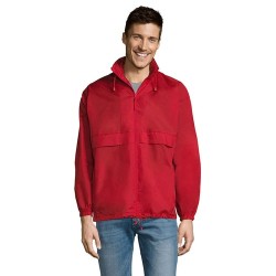 Veste Coupe-Vent Unisexe Personnalisable Éco-responsable - Sol's SURF Taille textile : M Couleurs : rouge accessoire événementie