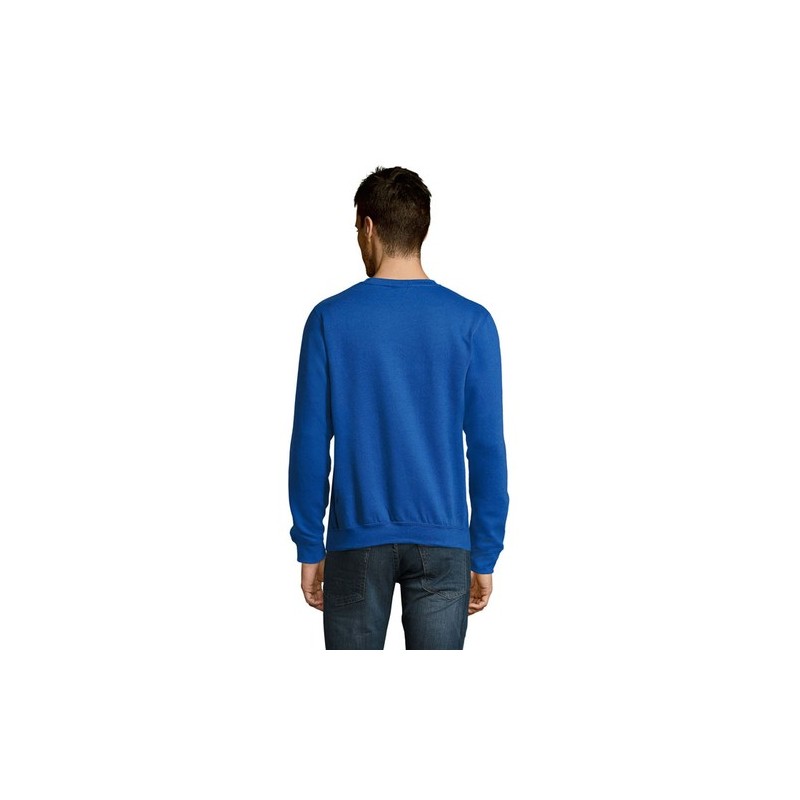 Sweater Unisexe Personnalisé 280g Éco-responsable NEW SUPREME Matières : coton Taille textile : M Couleurs : bleu royal impressi