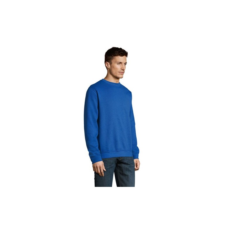 Sweater Unisexe Personnalisé 280g Éco-responsable NEW SUPREME Matières : coton Taille textile : M Couleurs : bleu royal marquage