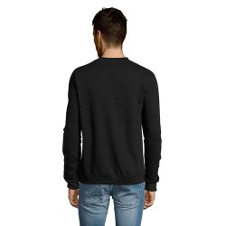 Sweater Unisexe Personnalisé 280g Éco-responsable NEW SUPREME Matières : coton Taille textile : 3XL Couleurs : noir objet promo 