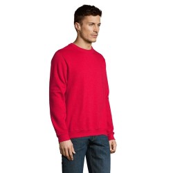Sweater Unisexe Personnalisé 280g Éco-responsable NEW SUPREME Matières : coton Taille textile : M Couleurs : rouge accessoire év