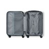 Trolley rigide pratique et élégant BUDAPEST Matières : ABS Couleurs : argenté mat goodies personnalisé en stock