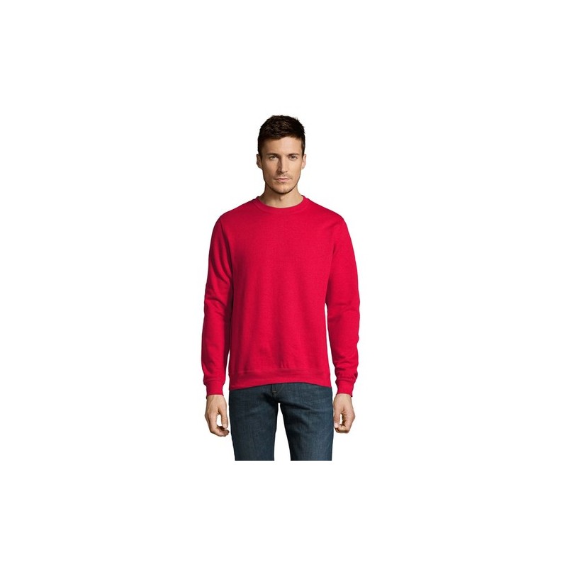 Sweater Unisexe Personnalisé 280g Éco-responsable NEW SUPREME Matières : coton Taille textile : XS Couleurs : rouge impression h