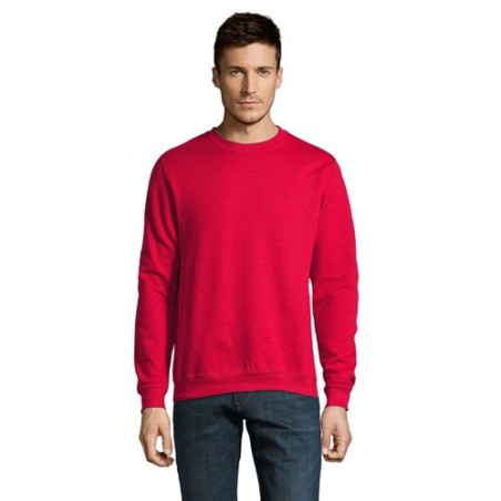 Sweater Unisexe Personnalisé 280g Éco-responsable NEW SUPREME Matières : coton Taille textile : XS Couleurs : rouge impression h