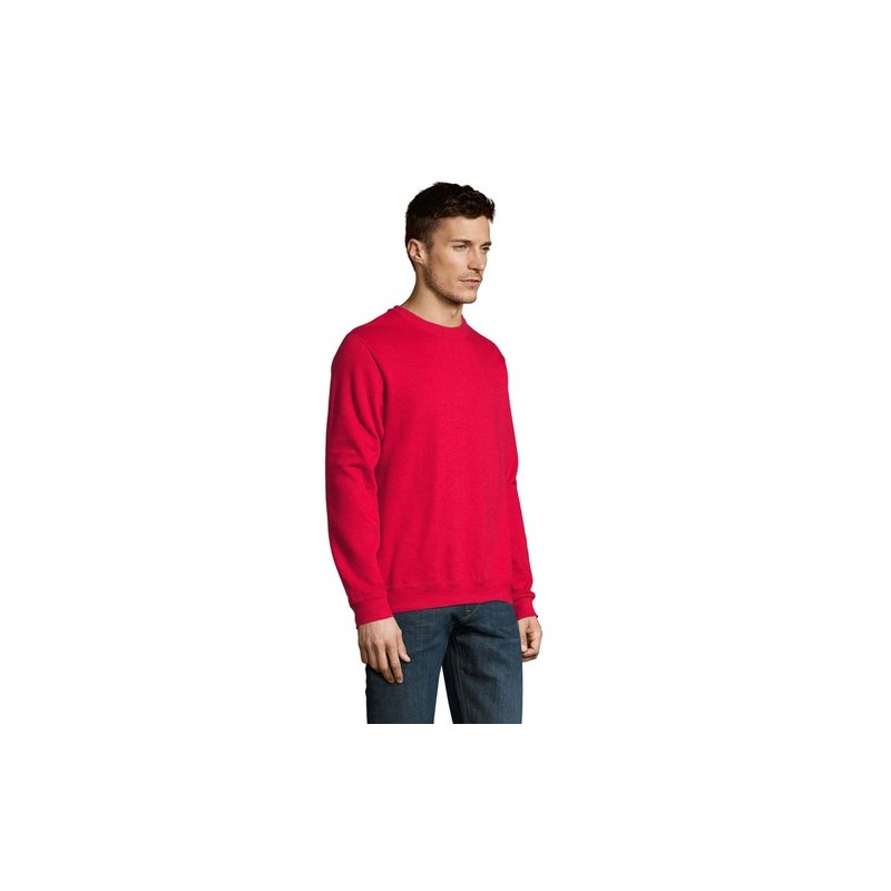 Sweater Unisexe Personnalisé 280g Éco-responsable NEW SUPREME Matières : coton Taille textile : XS Couleurs : rouge cadeau colla