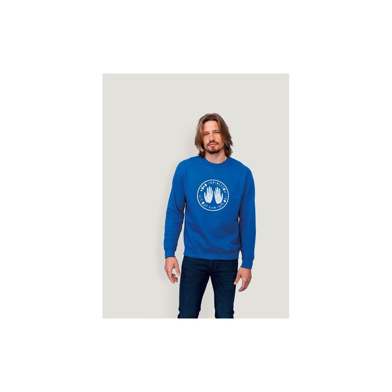 Sweater Unisexe Personnalisé 280g Éco-responsable NEW SUPREME Matières : coton Taille textile : XS Couleurs : rouge marquage las
