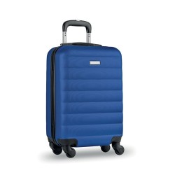 Trolley rigide pratique et élégant BUDAPEST Matières : ABS Couleurs : bleu royal personnalisable avec votre logo