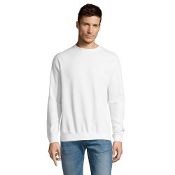 Sweater Unisexe Personnalisé 280g Éco-responsable NEW SUPREME Matières : coton Taille textile : XS Couleurs : blanc livraison ex