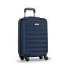 Trolley rigide pratique et élégant BUDAPEST Matières : ABS Couleurs : bleu marine personnalisable avec votre logo