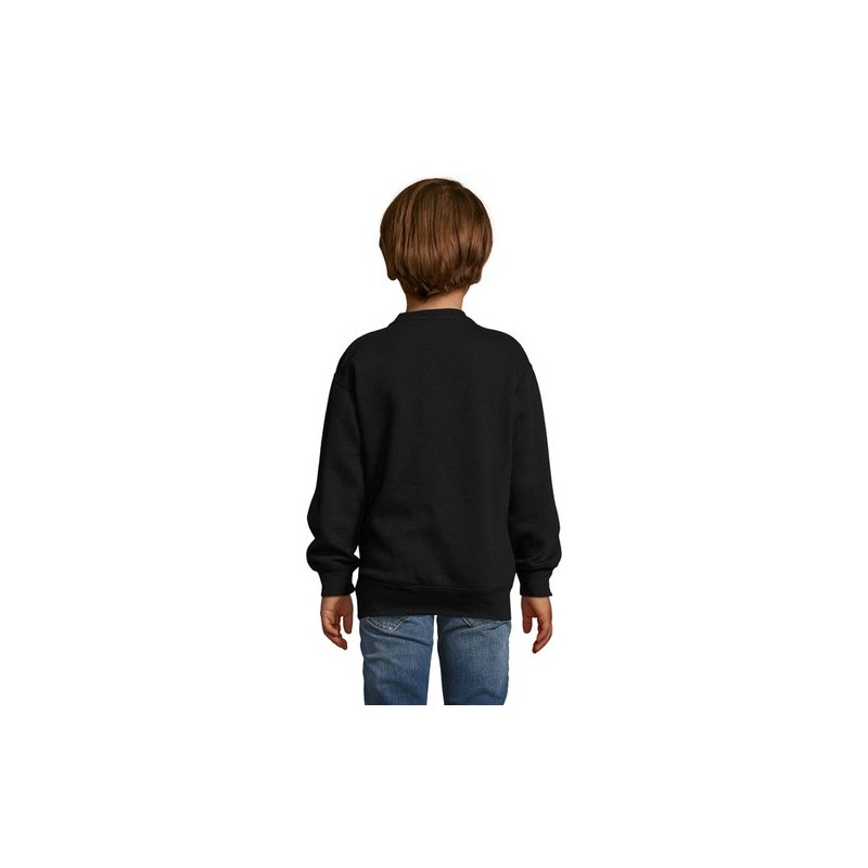 Sweat-Shirt Enfant Personnalisable 280 NEW SUPREME Matières : coton Taille textile : L Couleurs : noir personnalisable avec votr