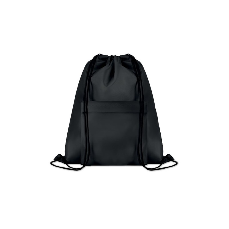 Grand Sac Cordelette 210D Personnalisé pour Événements - POCKET SHOOP Matières : PET Couleurs : noir