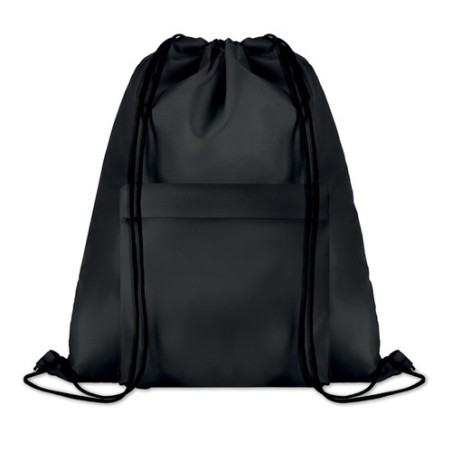 Grand Sac Cordelette 210D Personnalisé pour Événements - POCKET SHOOP Matières : PET Couleurs : noir