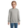 Sweat-Shirt Enfant Personnalisable 280 NEW SUPREME Matières : coton Taille textile : 4XL Couleurs : gris chiné marquage laser ul