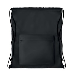 Grand Sac Cordelette 210D Personnalisé pour Événements - POCKET SHOOP Matières : PET Couleurs : noir livraison express 24h 48h