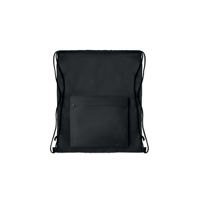 Grand Sac Cordelette 210D Personnalisé pour Événements - POCKET SHOOP Matières : PET Couleurs : noir livraison express 24h 48h