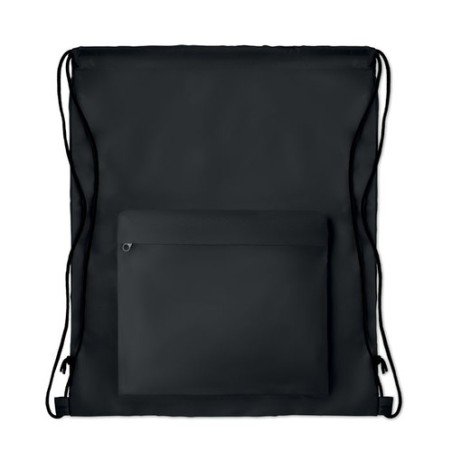 Grand Sac Cordelette 210D Personnalisé pour Événements - POCKET SHOOP Matières : PET Couleurs : noir livraison express 24h 48h