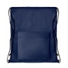 Grand Sac Cordelette 210D Personnalisé pour Événements - POCKET SHOOP Matières : PET Couleurs : bleu objet promotionnel éco-resp