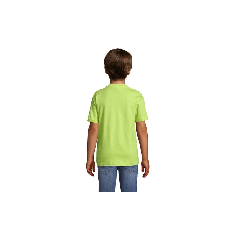 T-shirt personnalisé  150g pour enfants - Régent Kids Matières : coton Taille textile : 3XL Couleurs : vert pomme accessoire évé