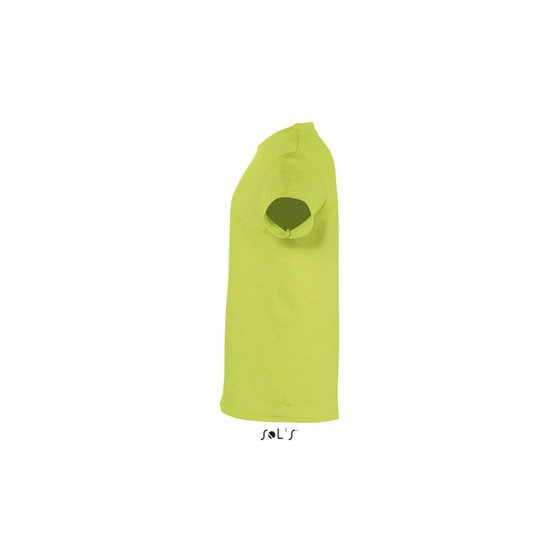 T-shirt personnalisé  150g pour enfants - Régent Kids Matières : coton Taille textile : 3XL Couleurs : vert pomme personnalisati