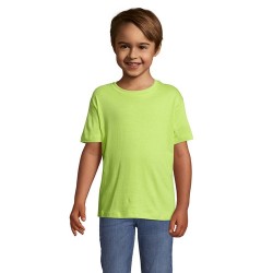 T-shirt personnalisé  150g pour enfants - Régent Kids Matières : coton Taille textile : XL Couleurs : vert pomme livraison expre