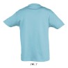 T-shirt personnalisé  150g pour enfants - Régent Kids Matières : coton Taille textile : M Couleurs : bleu atoll cadeau client or